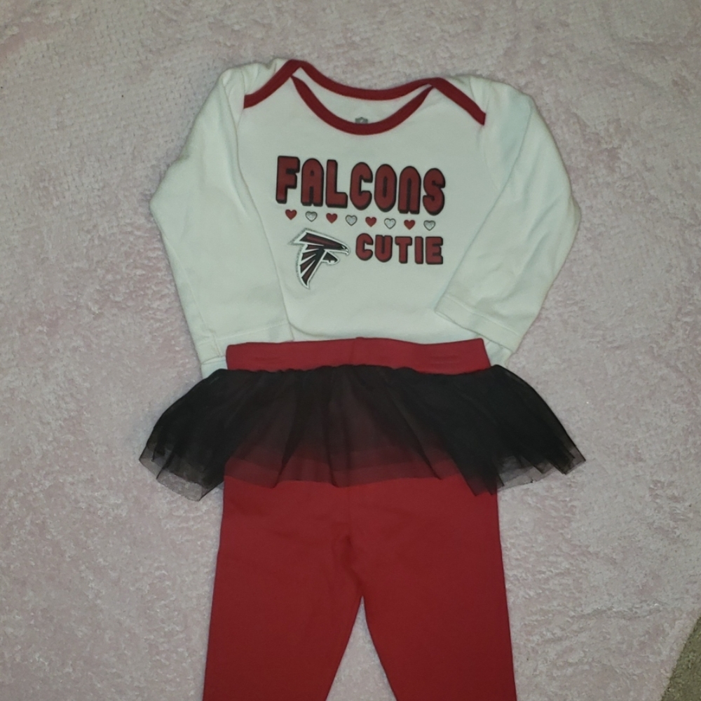 Infants/baby girl Atlanta Falcons onesie outfit